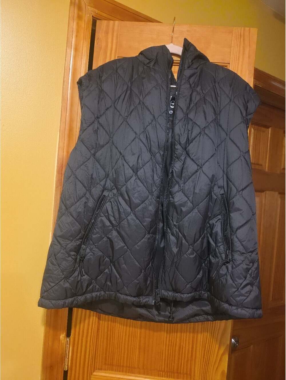 Calvin Klein Performance Women Puffer Vest Repel Zip Security Pockets  Sz XXL